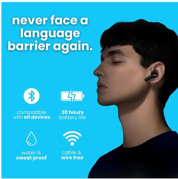 Translator Earbuds 144 Languages Real Time