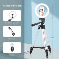 Led Selfie Phone Lamp With Tripod Stand Holder