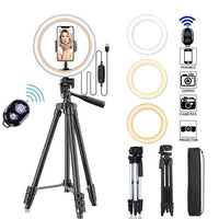 Led Selfie Phone Lamp With Tripod Stand Holder