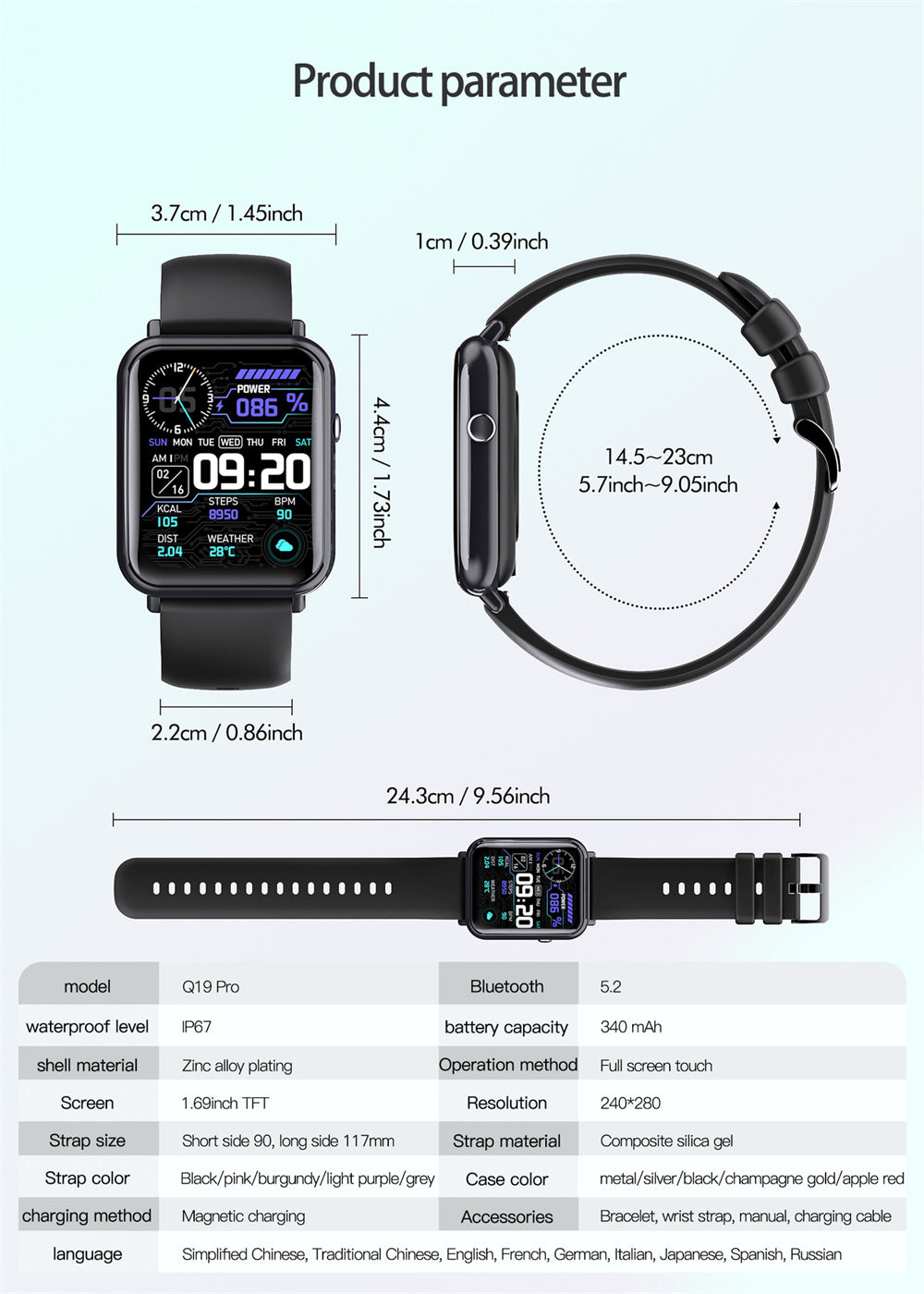 Smart waterproof watch Smart waterproof watch