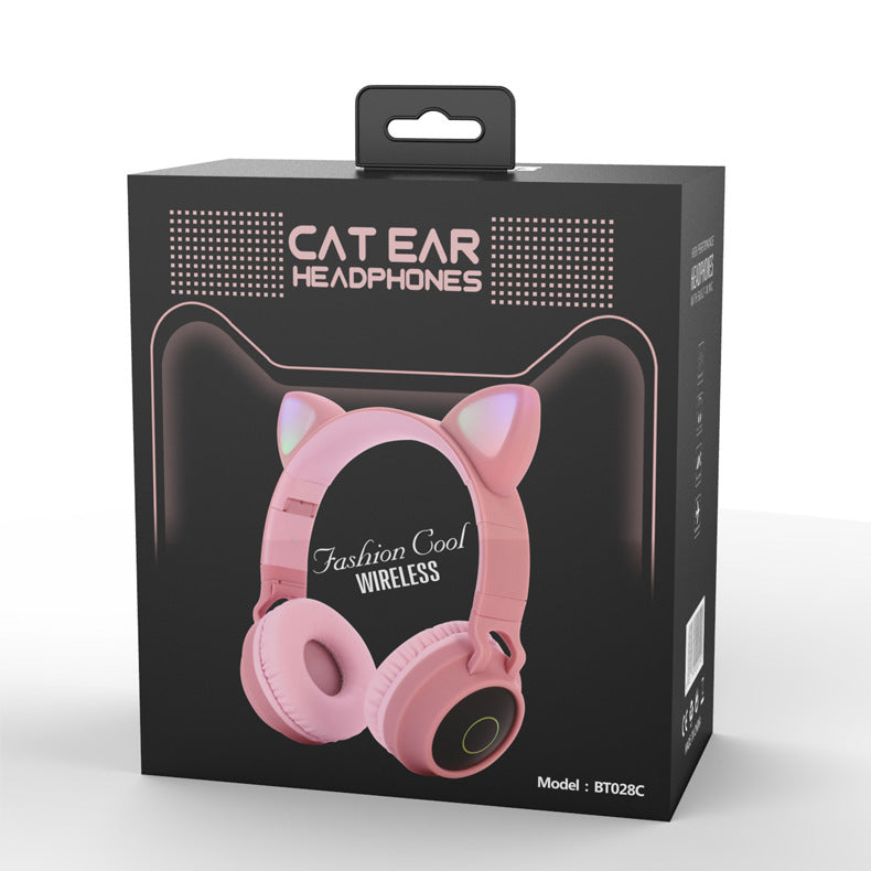 LED Light Cat Ear Headphones LED Light Cat Ear Headphones