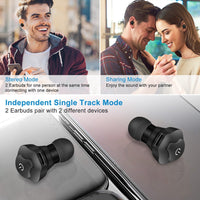 1 Pair Wireless Waterproof Earbuds