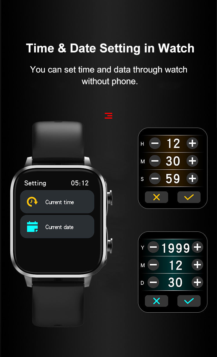 Heart Rate Blood Pressure Smart Watch