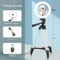 Led Selfie Phone Lamp With Tripod Stand Holder