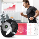 Smart watch with dual time zone display