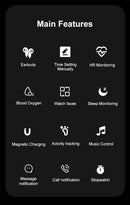 Heart Rate Blood Pressure Smart Watch