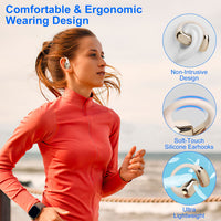 1 Set Wireless Open Ear Earbuds With Earhook