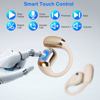 1 Set Wireless Open Ear Earbuds With Earhook